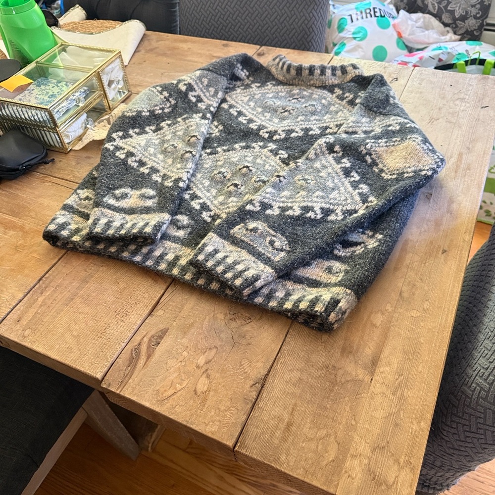 Gucci Gray and Cream Patterned Sweater - Picture 5 of 7